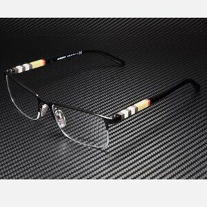New Burberry Black 55mm Men's Eyeglasses